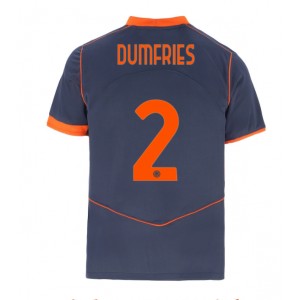 Fotbalové Dres Inter Milan Denzel Dumfries #2 Třetí Oblečení 2025-26 Krátký Rukáv